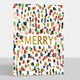 Colorful Specks Foil Folded Holiday Cards Image 5 of 11